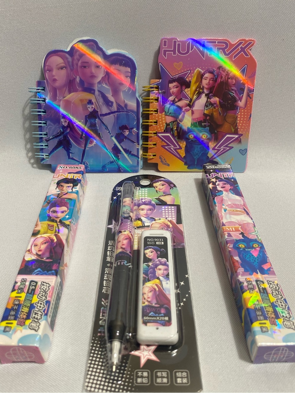 HunterX Fan Inspired Mini Notebook Pen & Pencil Stationery Set